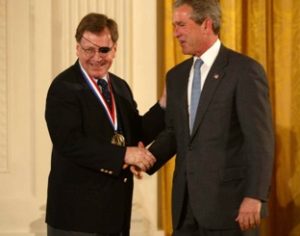 Jerry M. Woodall meeting President Bush