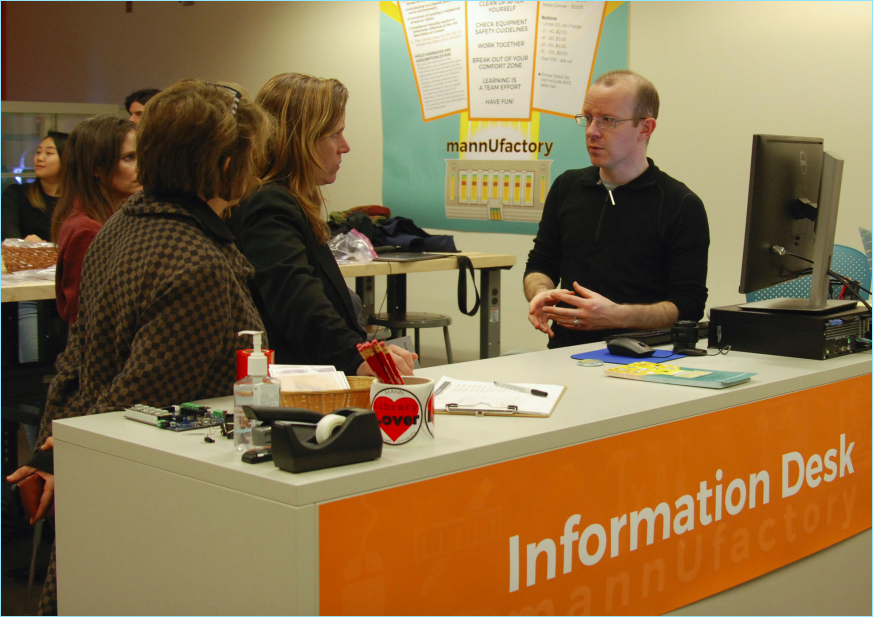 Staffed Information Desk