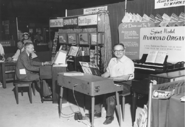 Laurens Hammond at the Dixie Classic Fair, early 1960s